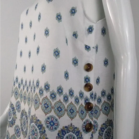 J Jill 100% linen sleeveless top - Picture 2 of 6